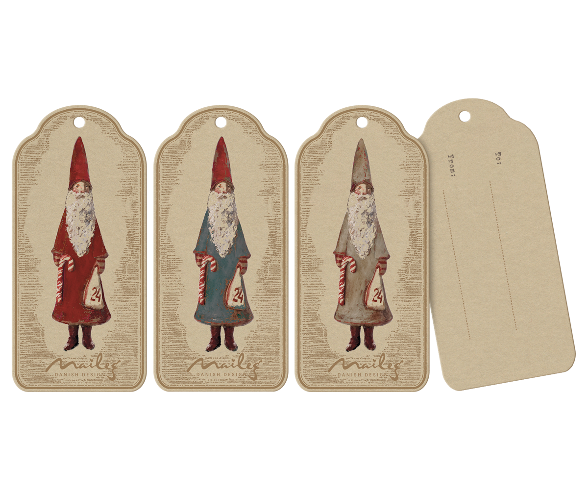Gift tags, Nicolaus 12 pcs.