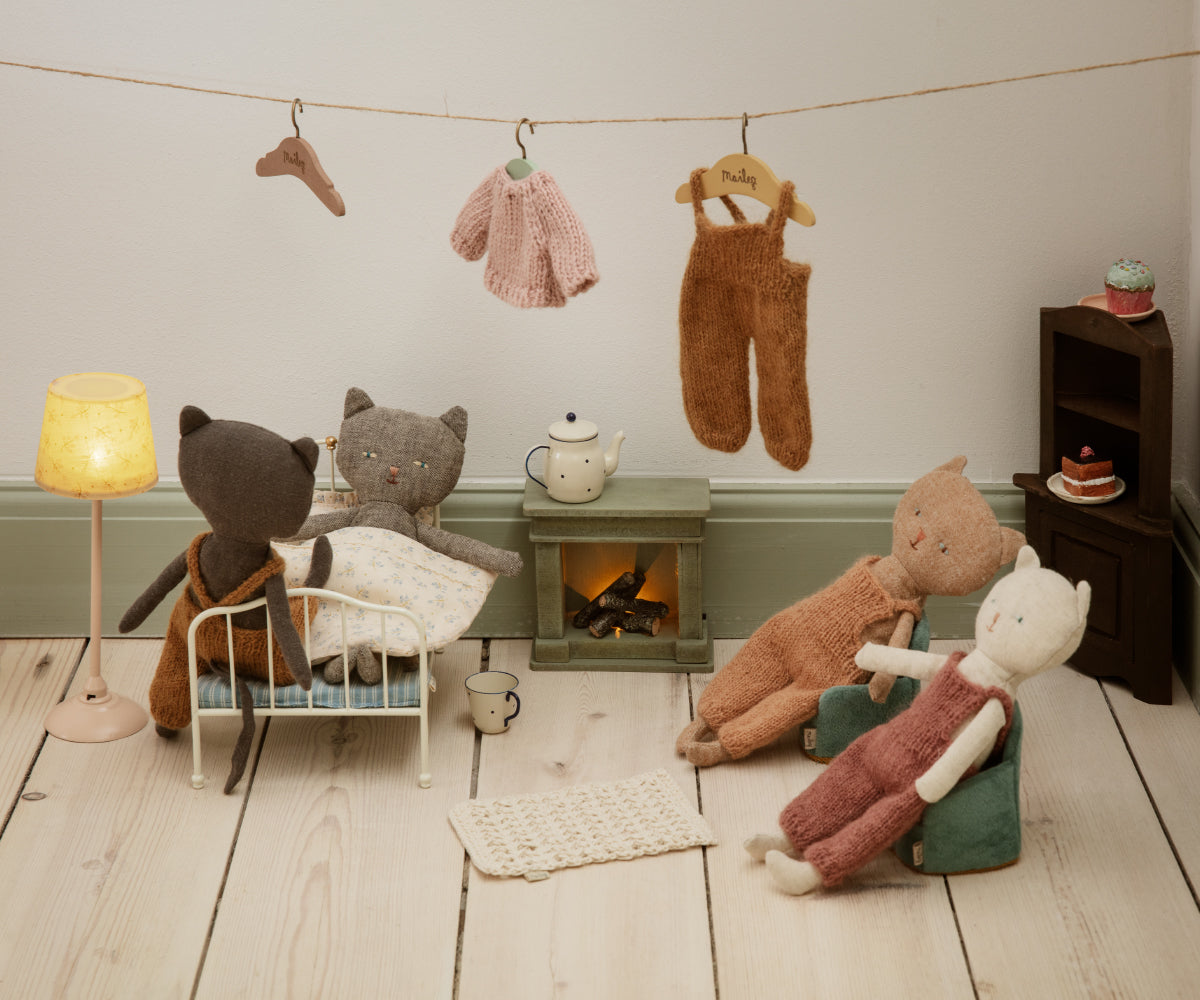 Kitten in Overalls - Ginger