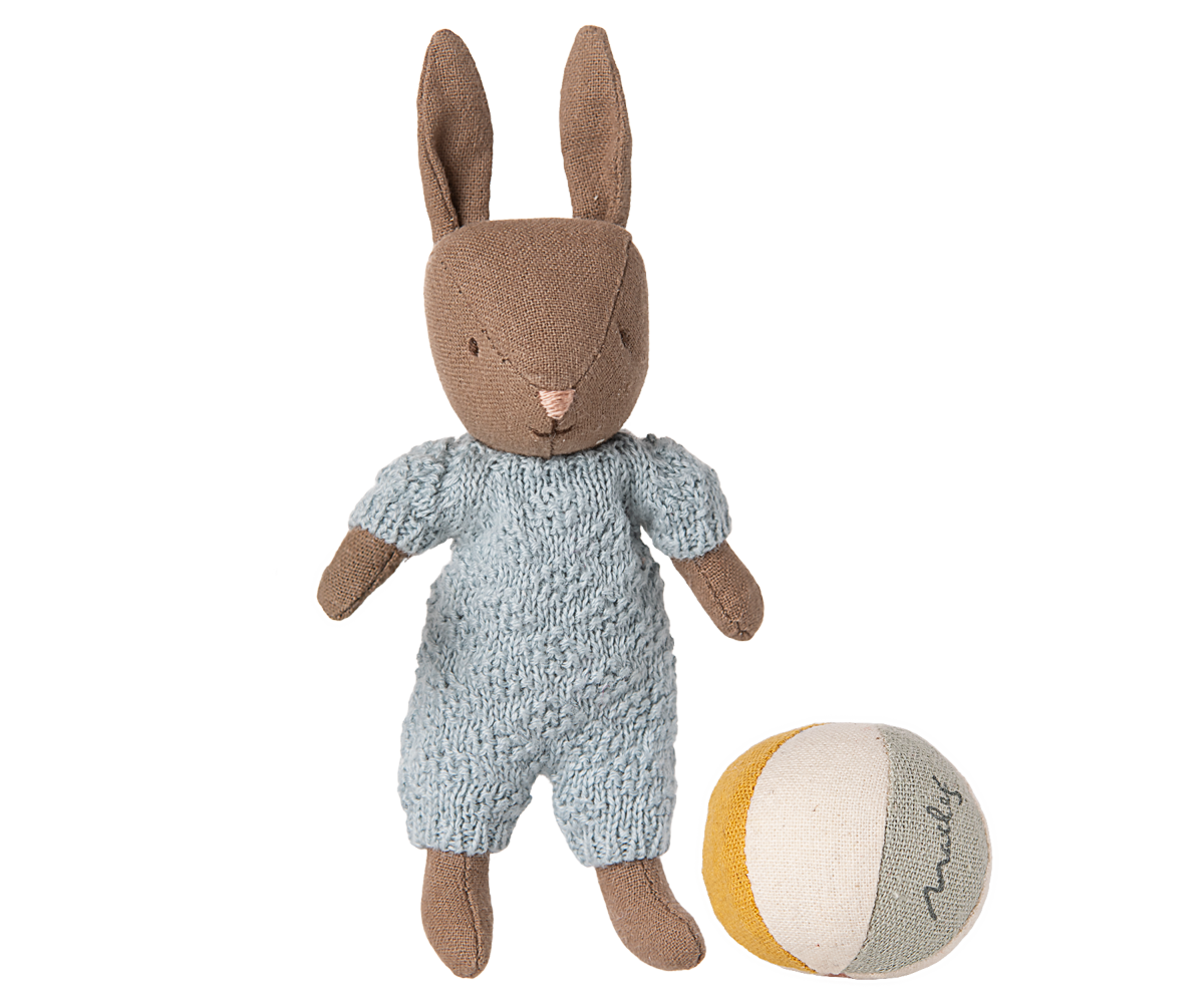 Rabbit set, Micro - Brown - Blue