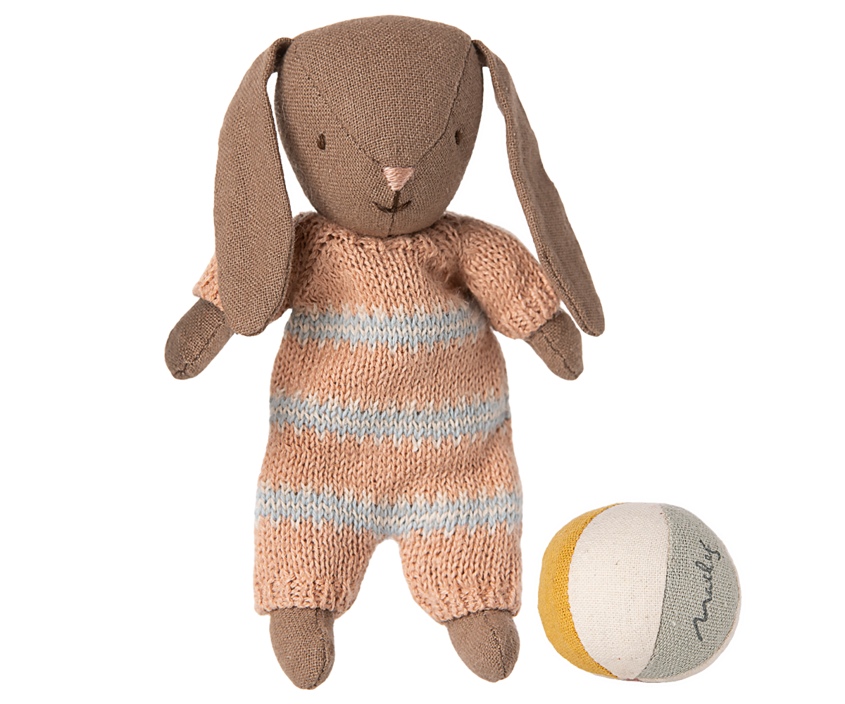 Bunny set, Micro - Brown - Dusty rose