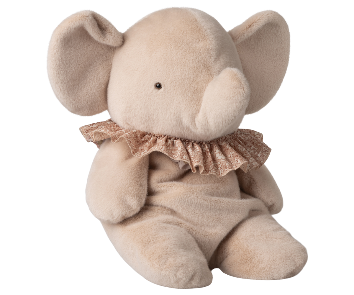 Elephant plush, Big - Powder