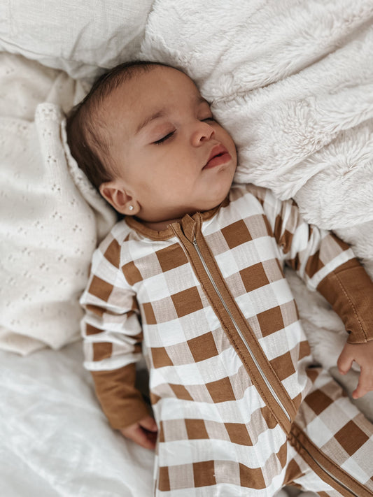 Luna + Luca Checkered Jumpsuit