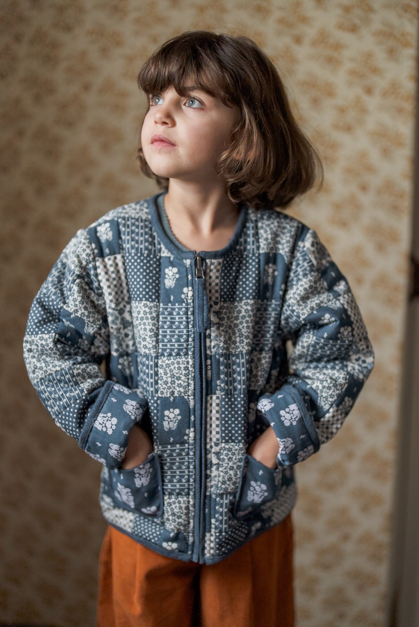 Jojo Reversible Coat - Patchwork and Rye Floral