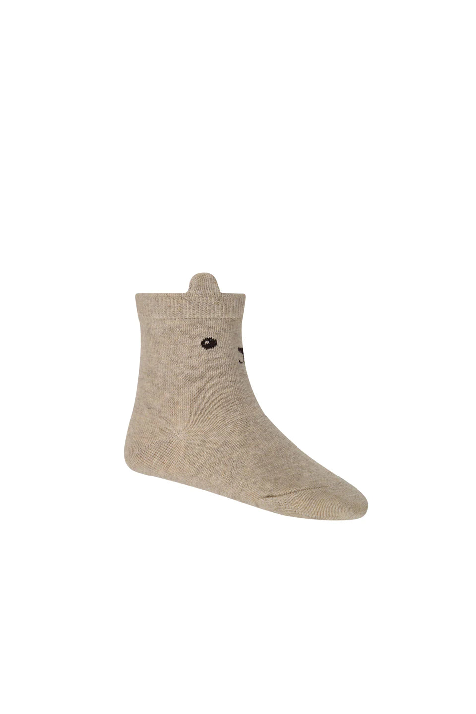 George Bear Ankle Sock - Sand Marle