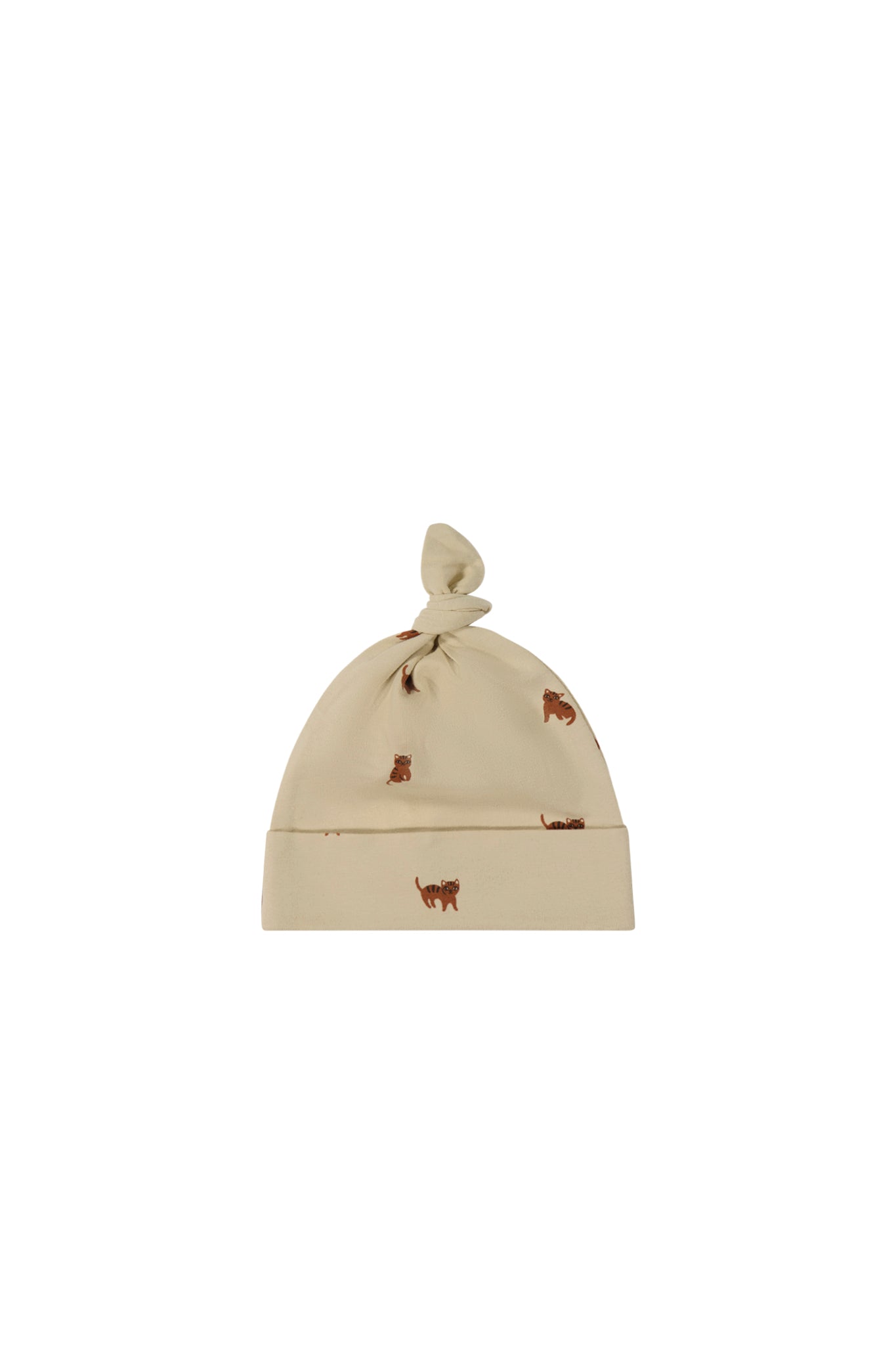 Organic Cotton Knot Beanie - Tommy Tigers