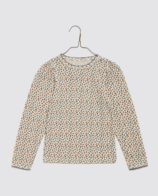 Pointelle T-shirt - Orchard floral Jersey