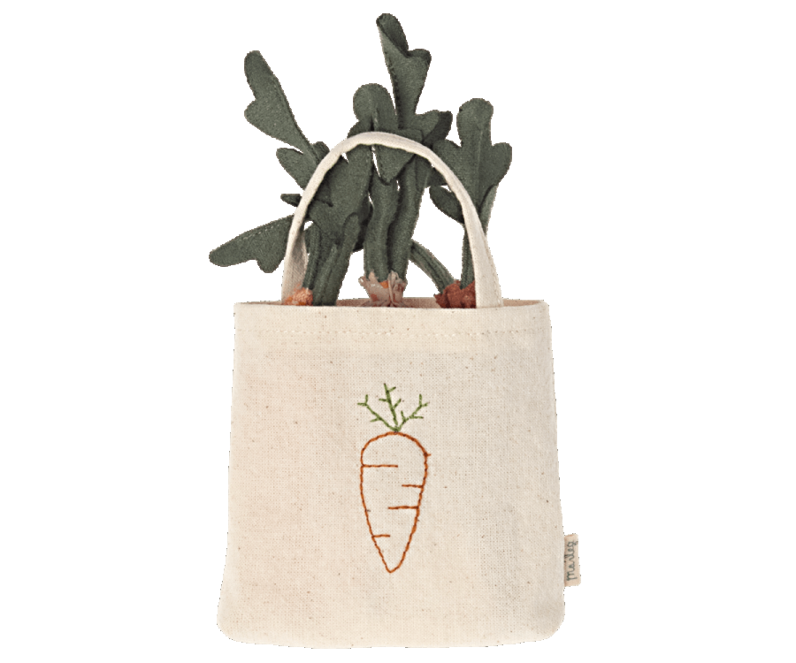 Carrots in Shopping Bag