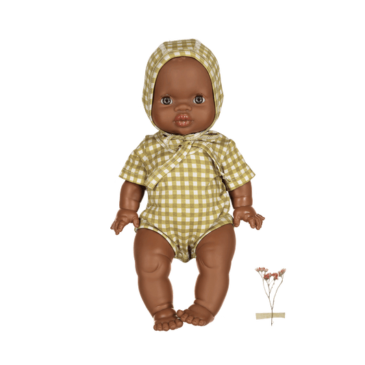 The Printed Doll Clothes - Golden Gingham