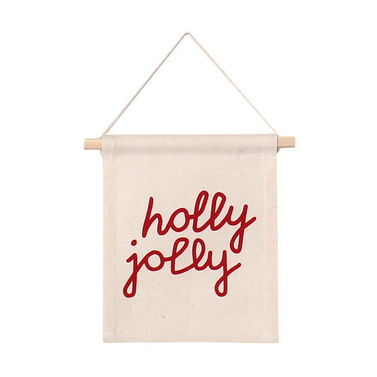 holly jolly hang sign