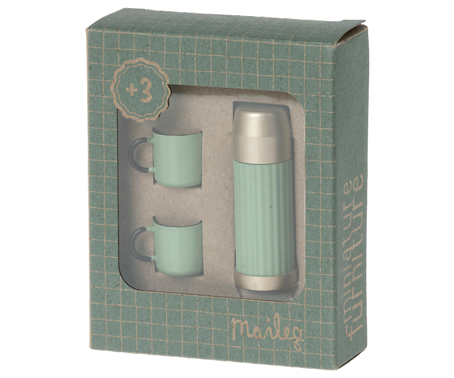 Thermos and Cups - Mint