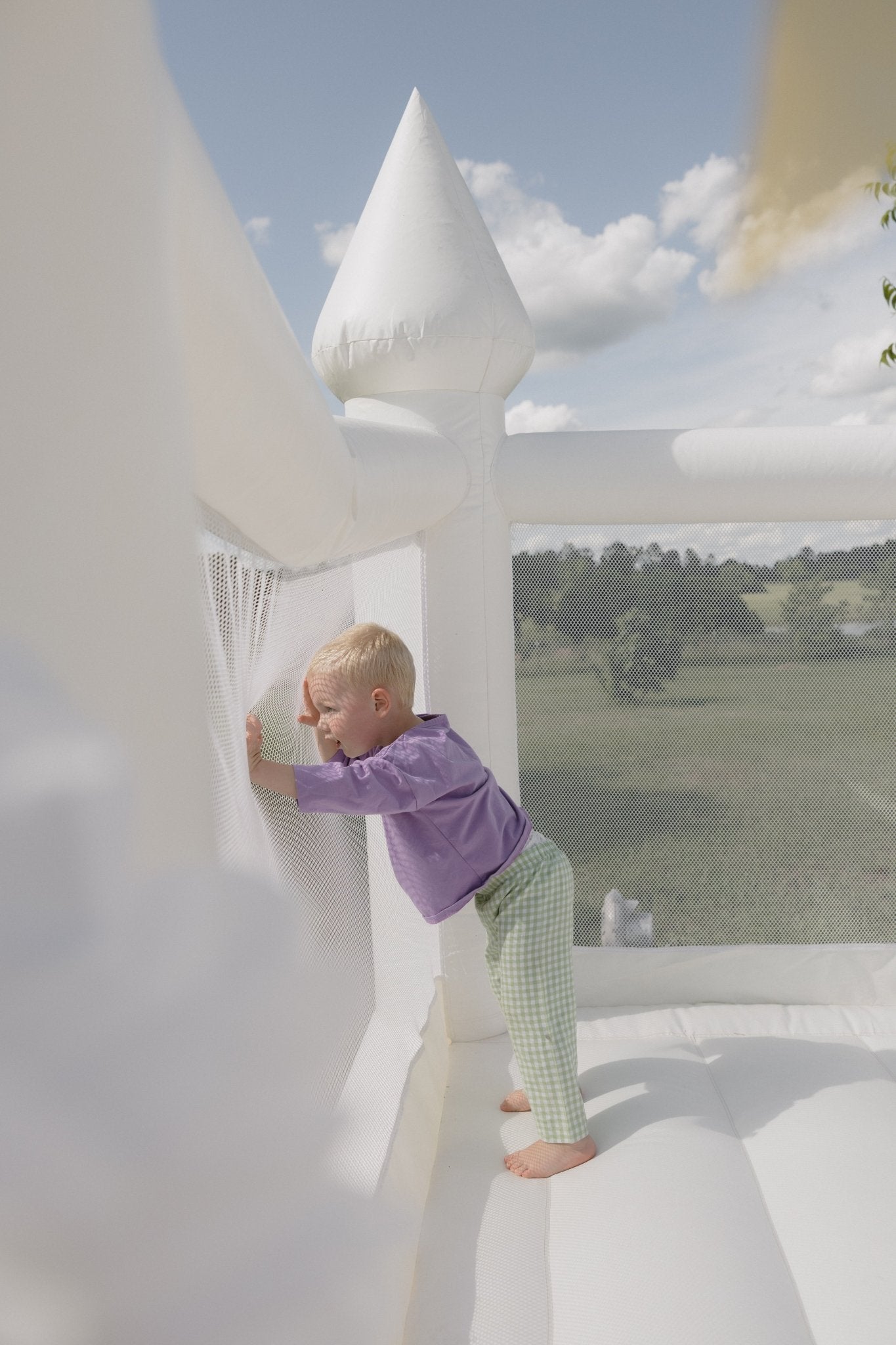 Long Sleeve Basic Tee - Purple