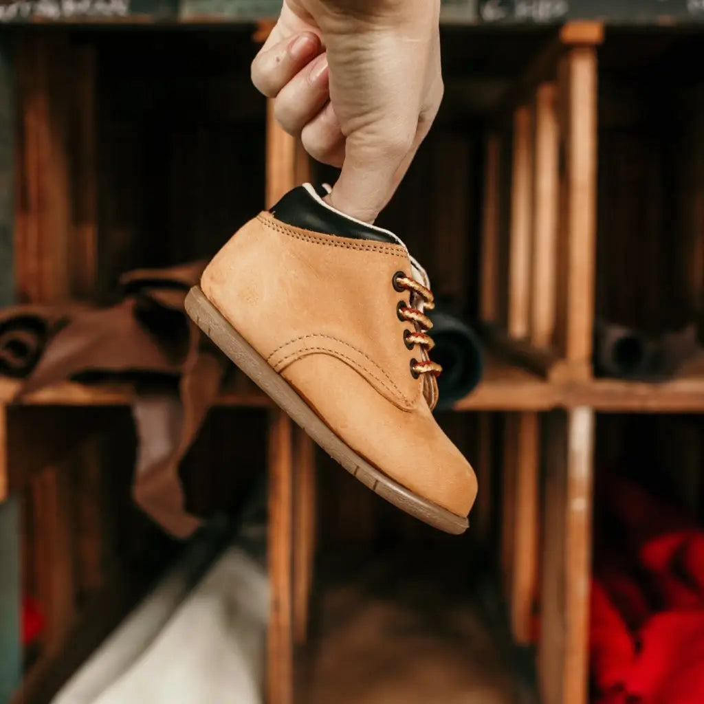 Ollie First Walker - Tan Nubuck