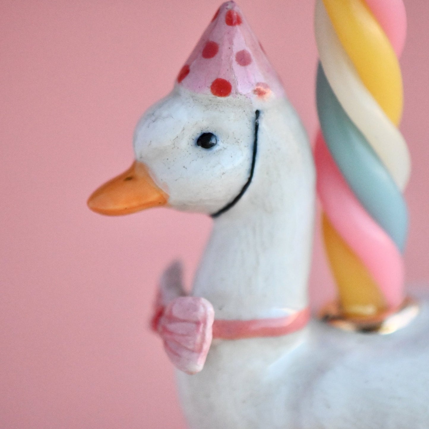 Pink Goose Cake Topper