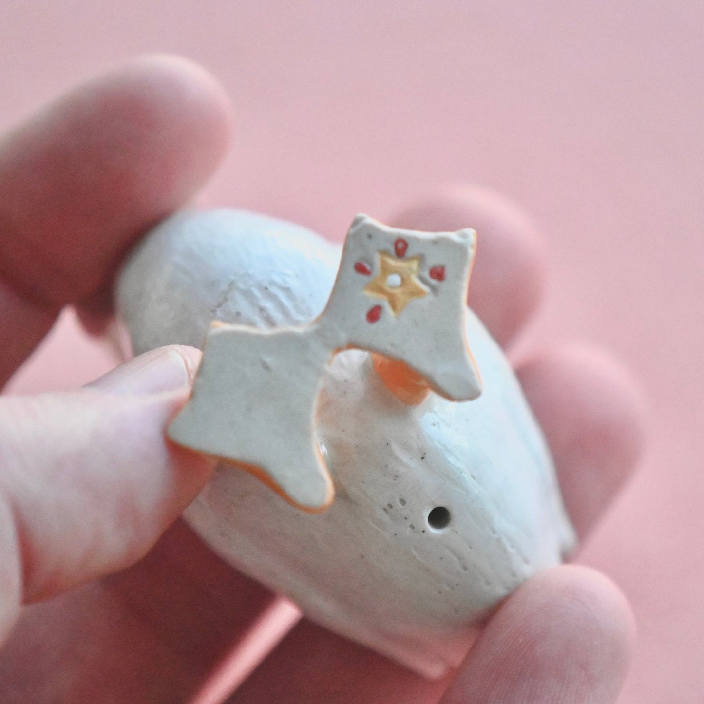 Pink Goose Cake Topper