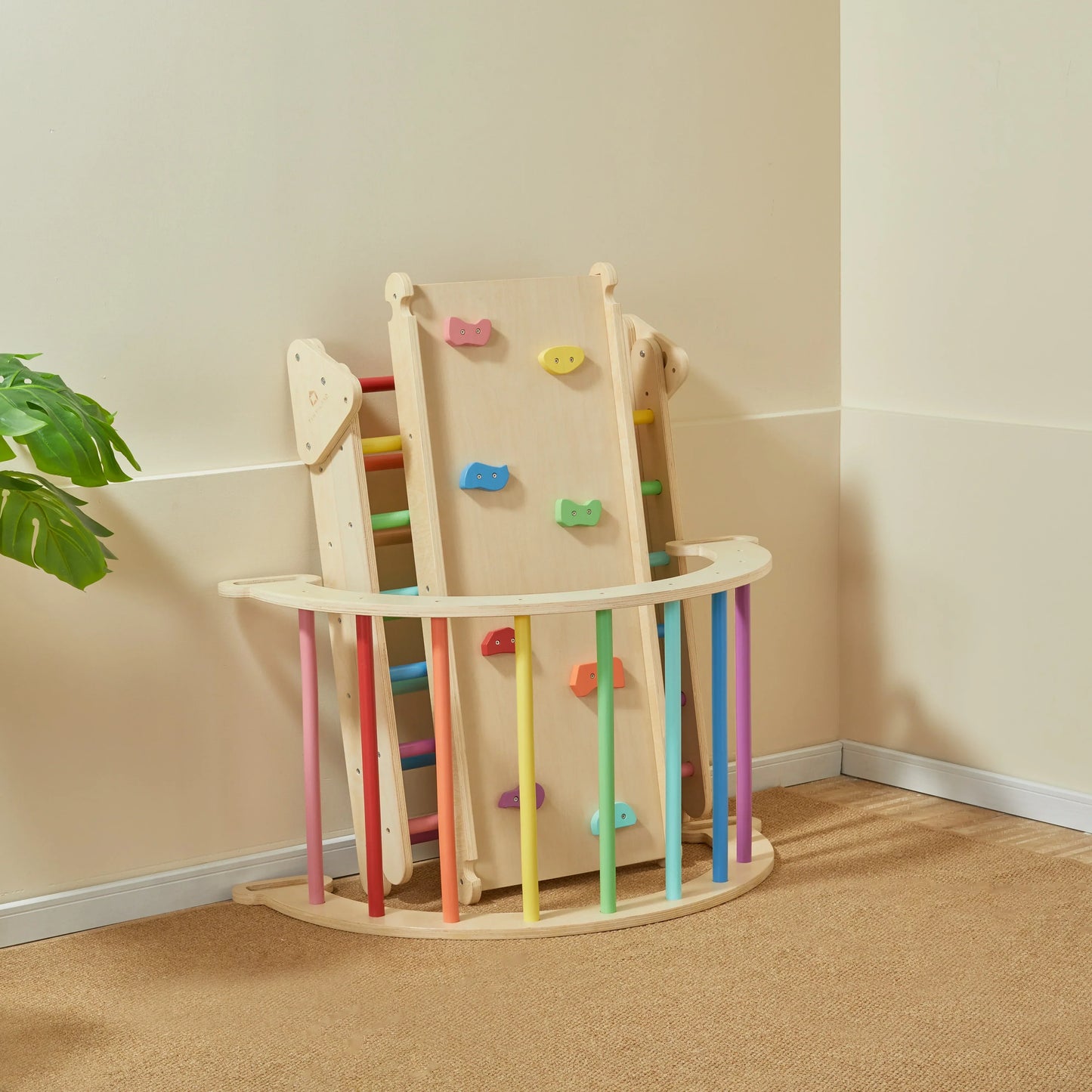 Tiny Land® 5-in-1 Rainbow Climbing Set