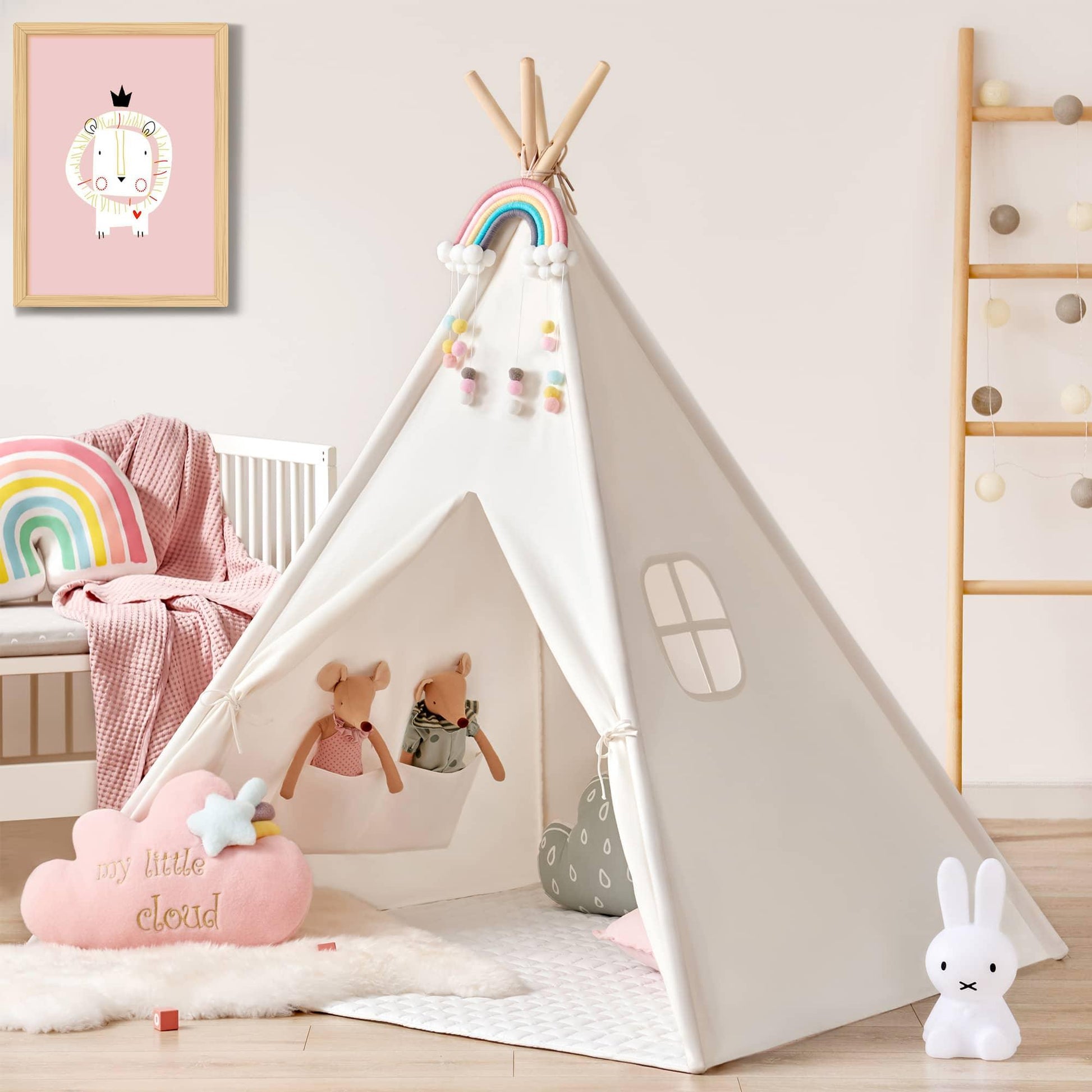 Tiny Land® Teepee for Kids with Mat – Ember + Stanley
