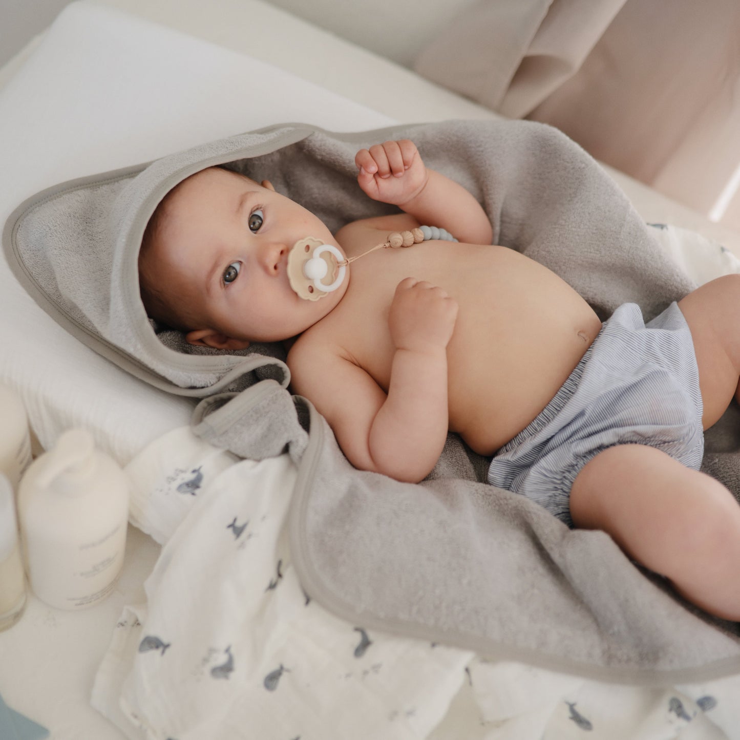 Organic Cotton Baby Hooded Towel