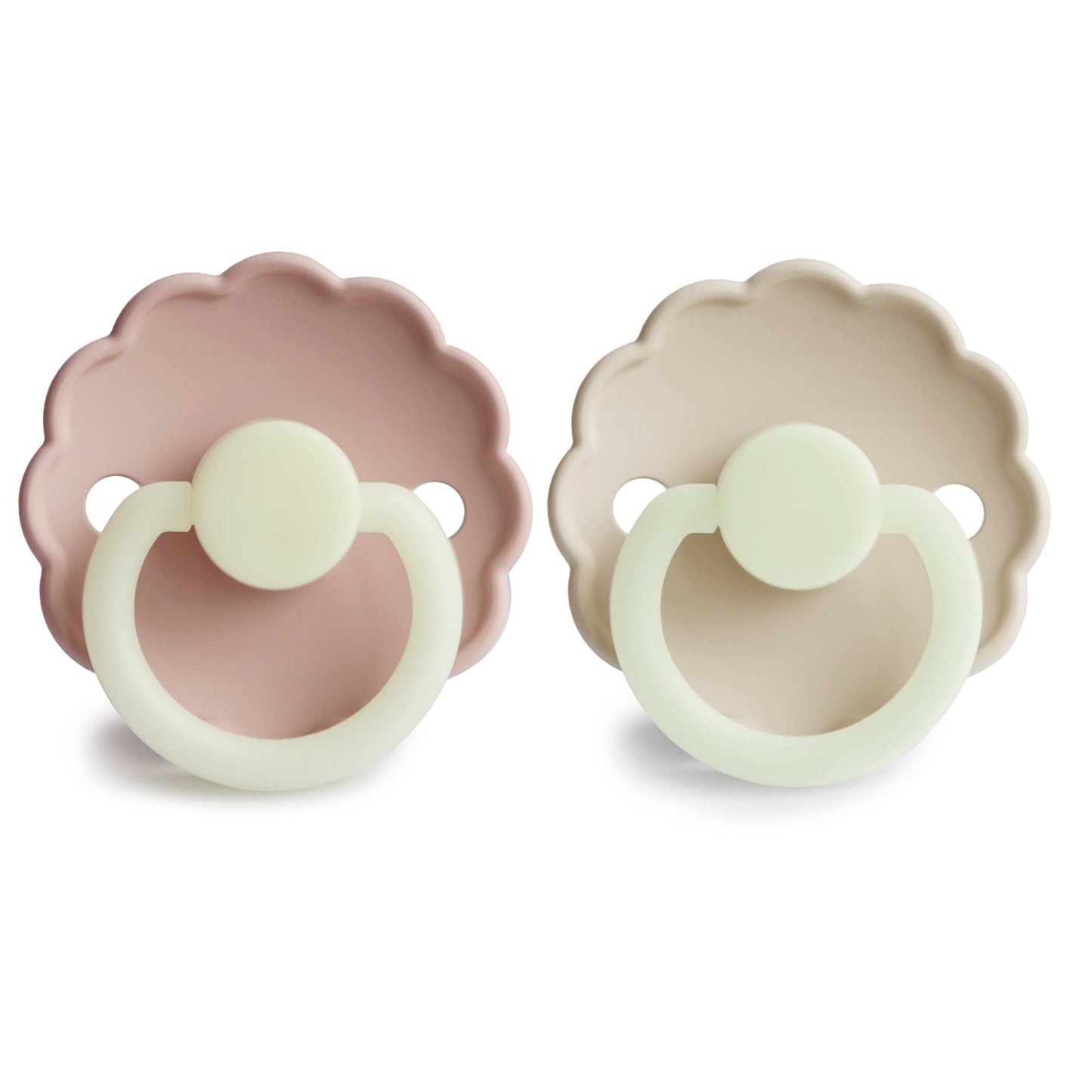 FRIGG Daisy Night Silicone Pacifier 2-Pack